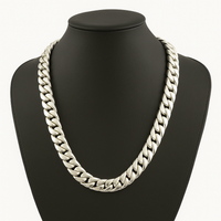 Thumbnail for 14mm Miami Cuban Chain 999 Sterling Silver