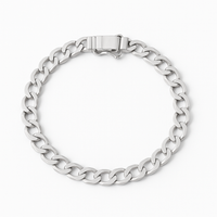 Thumbnail for Pulsera Hexagonal 6mm de Ancho Plata 950