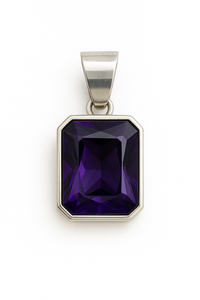 Thumbnail for 950 Silver Pendant with American Zircon