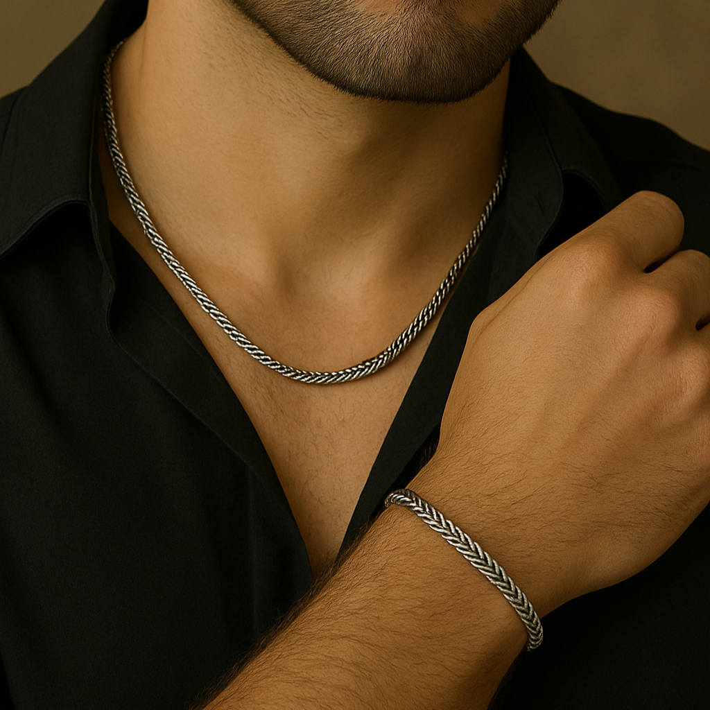 Chain plus Herringbone bracelet