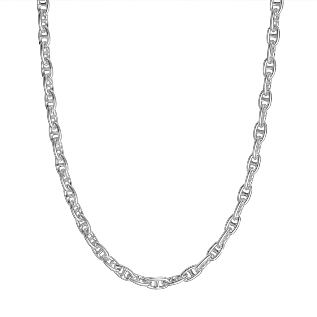 Collar Mariner - 5mm de espesor Plata 950
