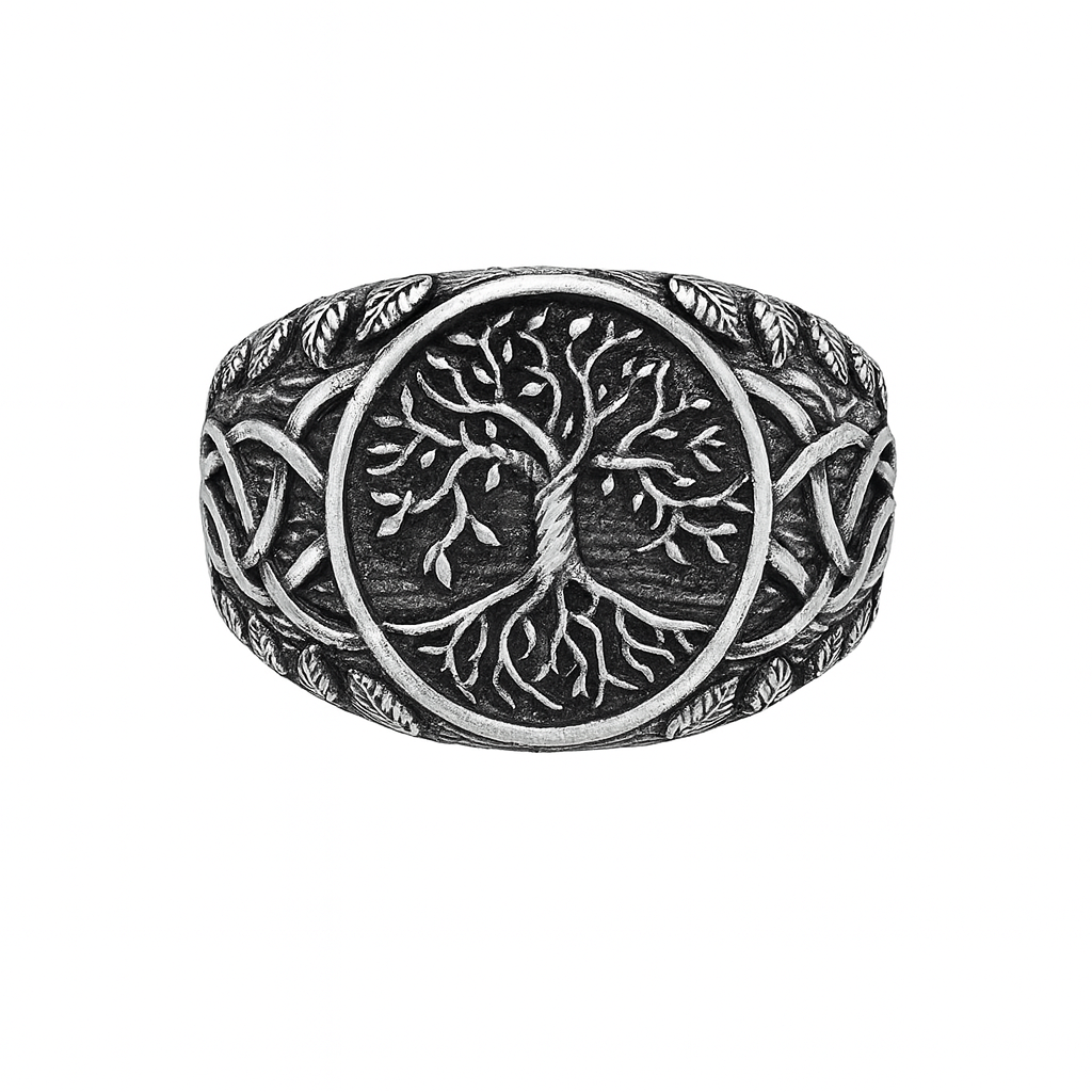 Spiritual Ring of the Tree of Life Silver 950