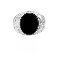Thumbnail for Lumpy Oval Ónix- Plata 950