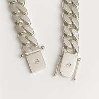 Thumbnail for Solid Miami Cuban Chain 999 Pure Silver - 16mm
