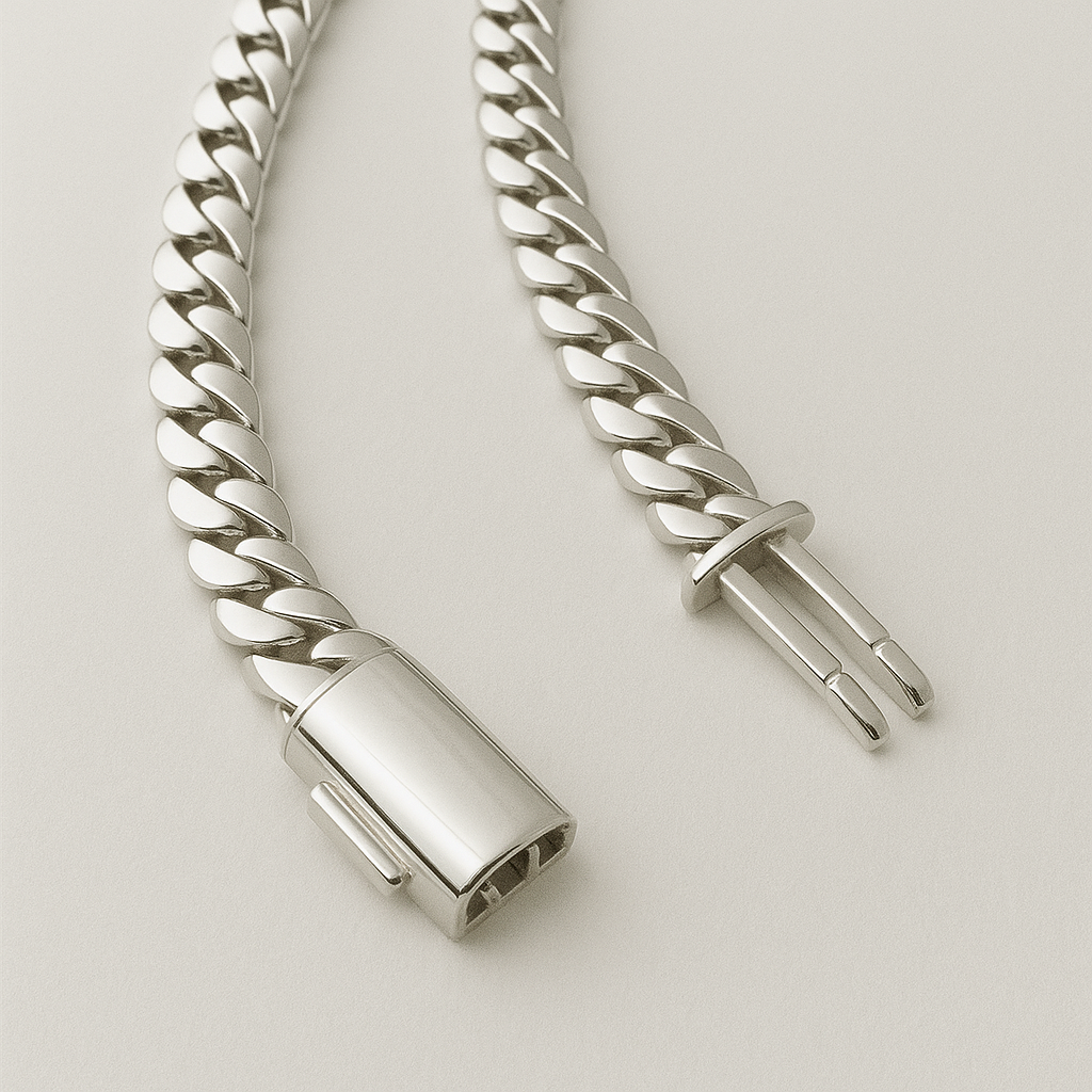 Cuban Link Necklace - 12mm Pure Solid 999 Silver