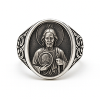 Thumbnail for Anillo San Judas Tadeo de Plata ley 950