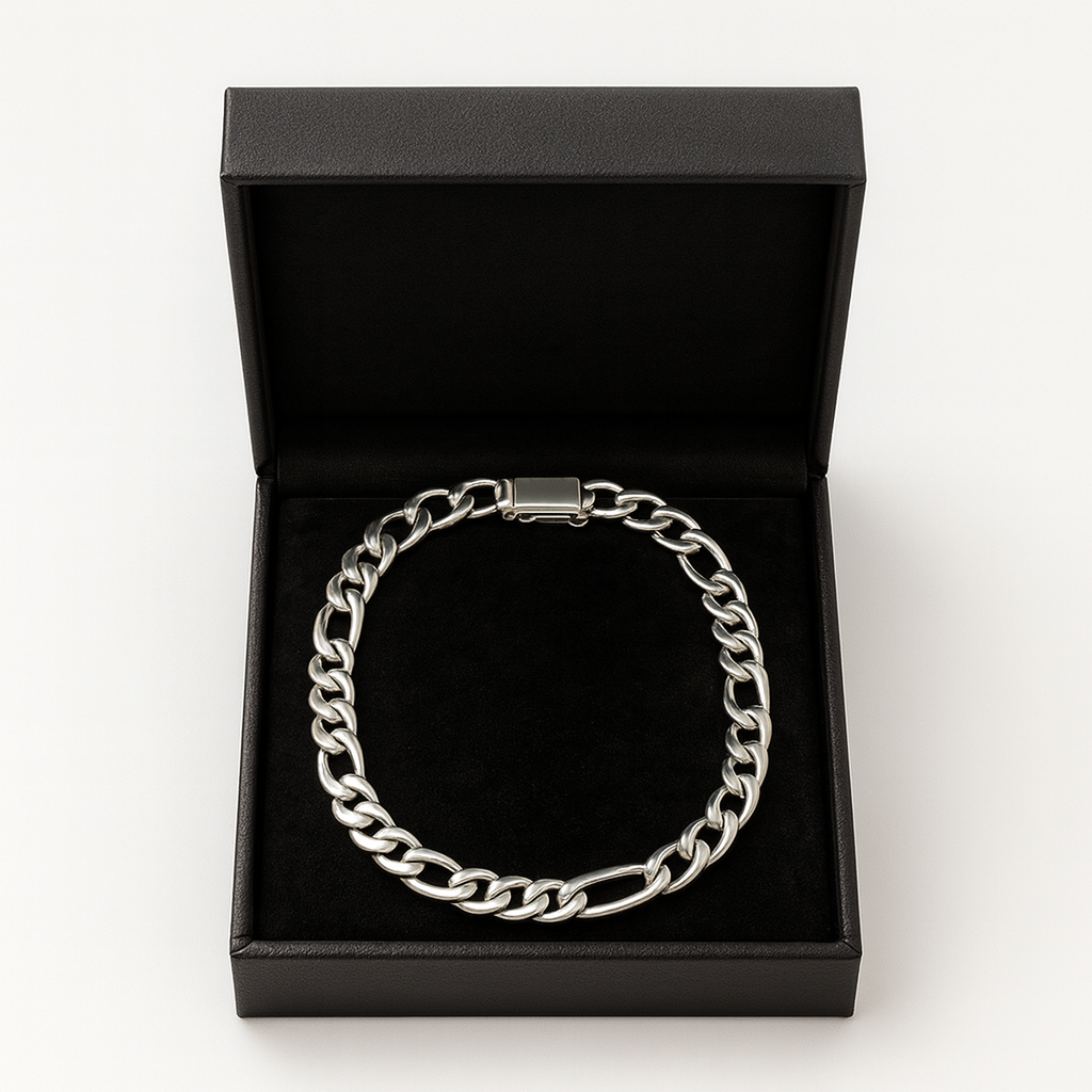 Pulsera Fígaro de Plata 950 – 5mm x 21cm