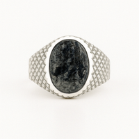 Thumbnail for Terra Obsidian Stone Ring