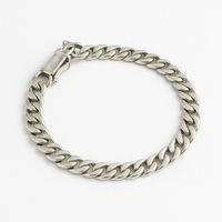 Thumbnail for Pulsera de Plata 950 modelo Lomo de Corvina 6mm