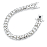 Thumbnail for Pulsera Miami Cuban Link de Plata 999 10mm
