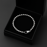 Thumbnail for Pulsera cuentas de Plata 950 - Minimalista 3mm