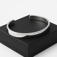 Thumbnail for Brazalete 8mm Plata 950