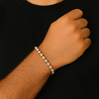 Thumbnail for Pulsera Cuentas de Plata Line 950
