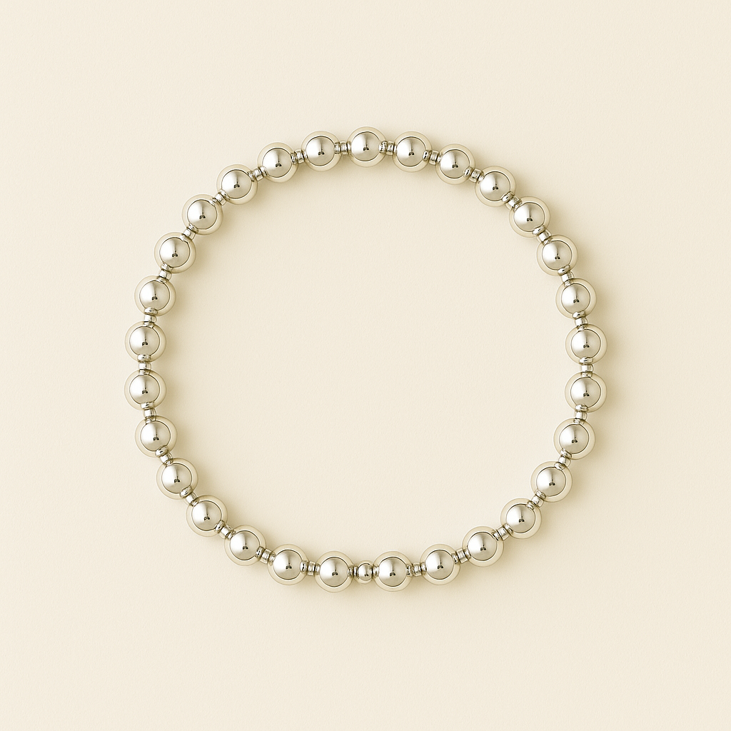 Pulsera Cuentas de Plata Line 950