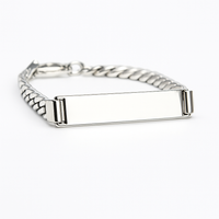 Thumbnail for 950 Silver Straight Bangle