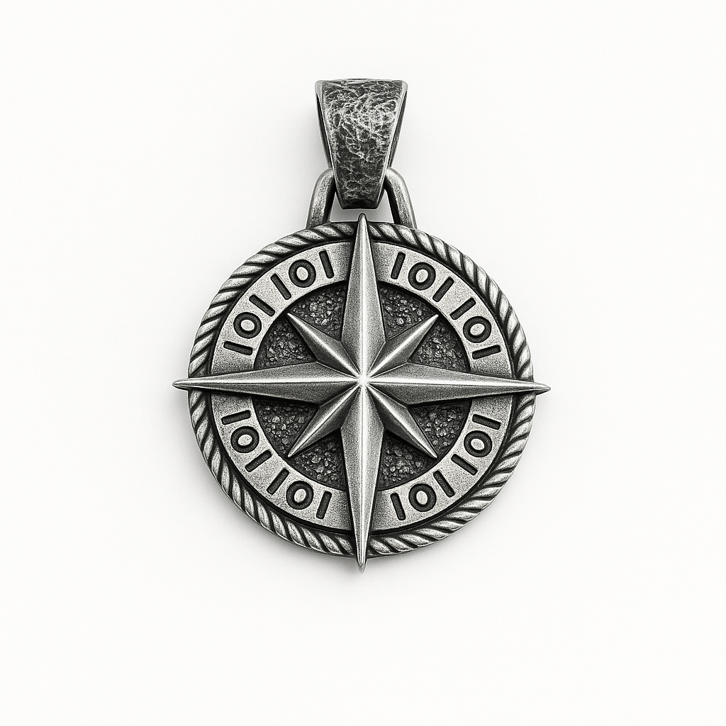 North Star Pendant 950 Silver