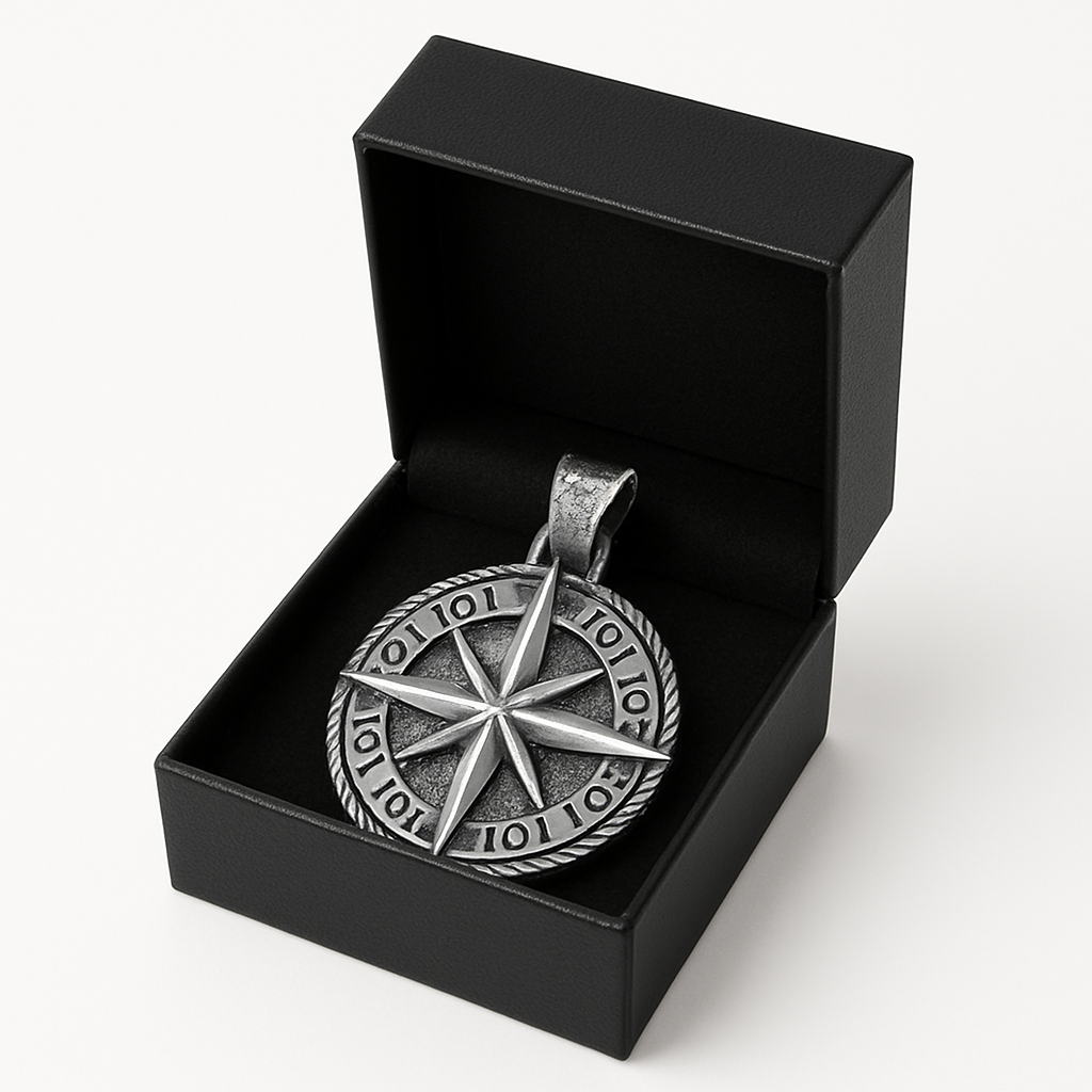 North Star Pendant 950 Silver