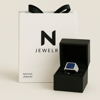 Thumbnail for AEGEAN SIGNET Ring – Lapis Lazuli 950 Silver
