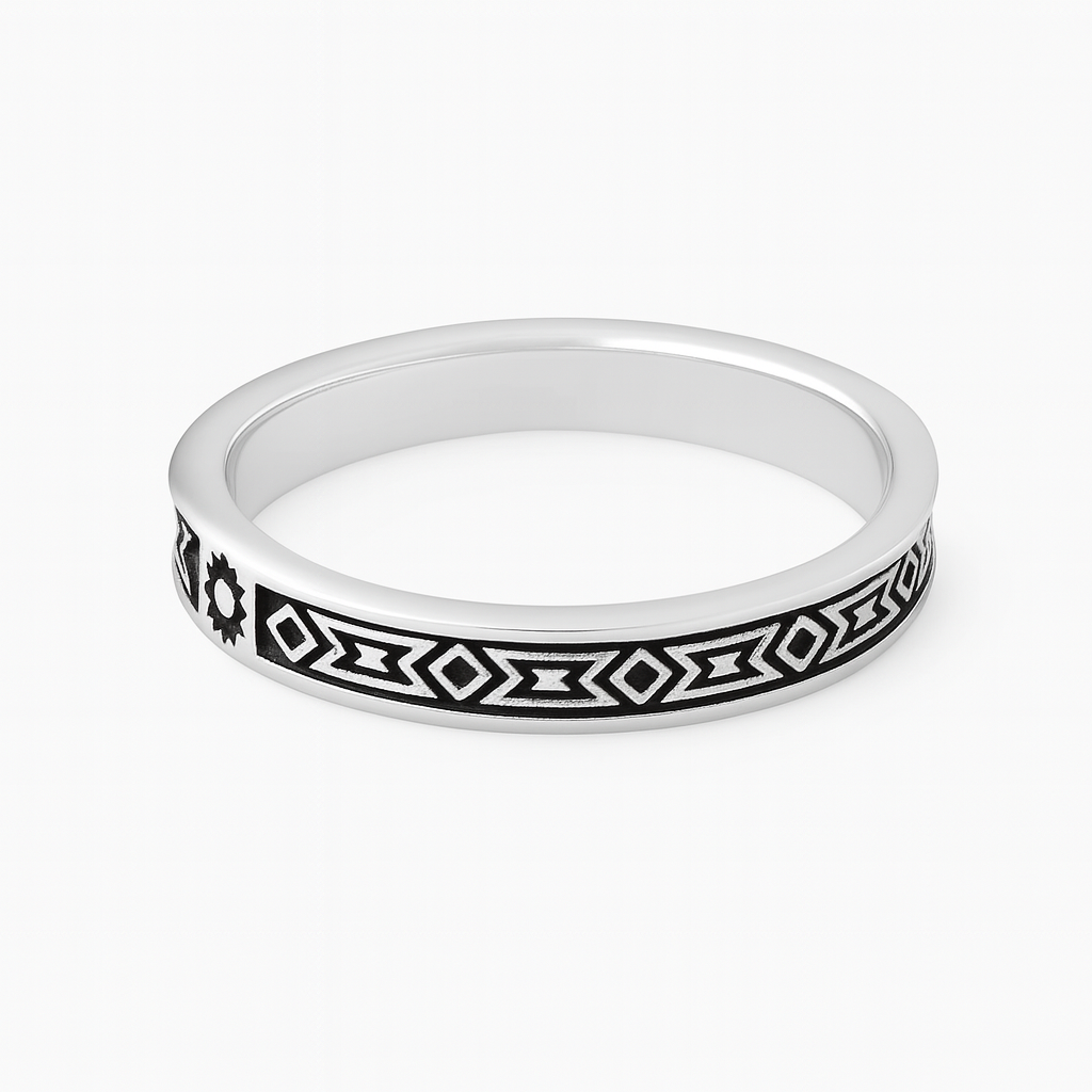 Anillo diseño “NO LOOKING BACK” -Plata 950