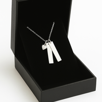 Thumbnail for Necklace with personalized 950 Silver plates