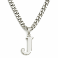 Thumbnail for Sea bass loin necklace with initial