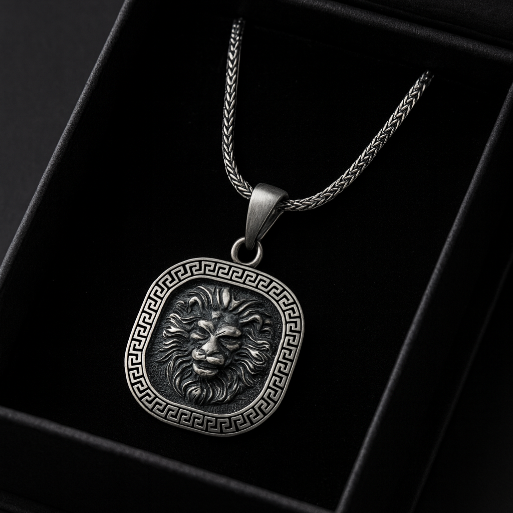 Collar León De Crin en Plata .950 – Inspiración Rústica y Artesanal
