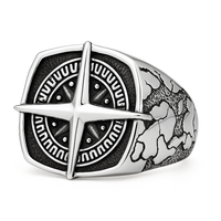 Thumbnail for Compass Ring - Plata 950