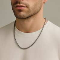 Thumbnail for 950 Silver Herringbone Chain