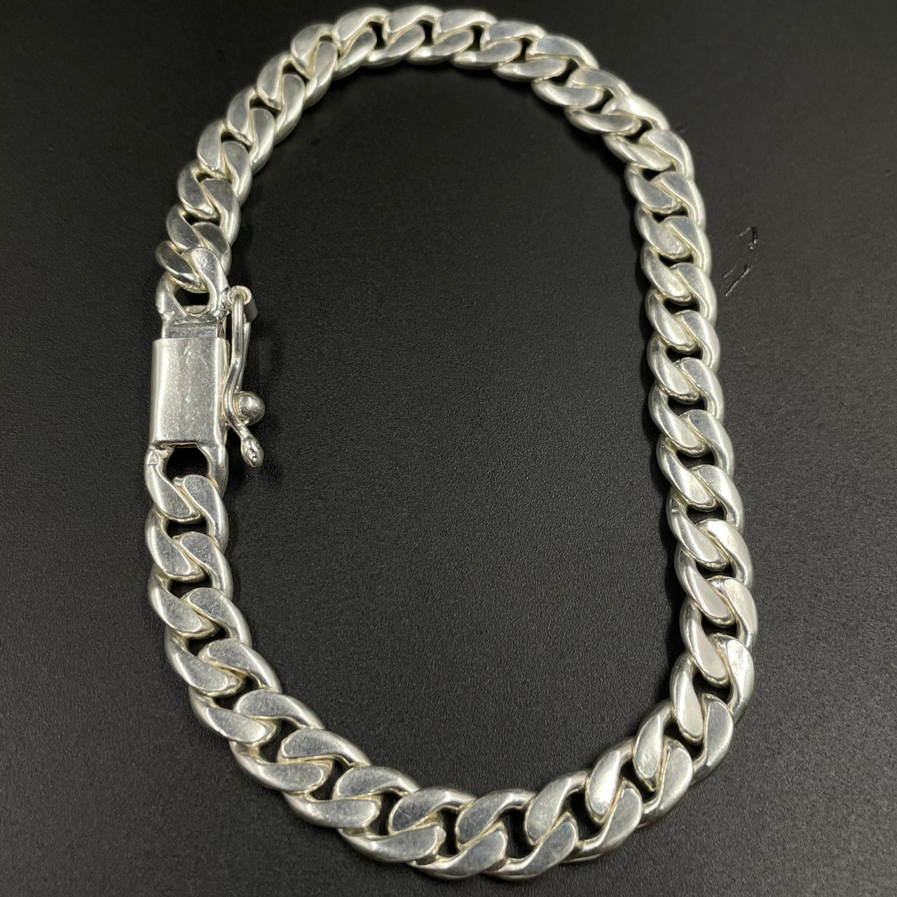 950 Silver Chain and Bracelet Set, 5mm Corvina Loin Model