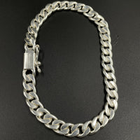 Thumbnail for 950 Silver Chain and Bracelet Set, 5mm Corvina Loin Model
