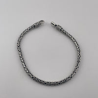 Thumbnail for Pulsera Bizantino de Plata 3mm