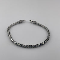 Thumbnail for Pulsera Bizantino de Plata 3mm
