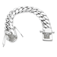 Thumbnail for Pulsera Miami Cuban Link de Plata 950 Pesada 17mm
