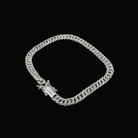 Thumbnail for Pulsera Malla 5mm en Plata 950 para Hombre – Estilo Elegante y Atemporal