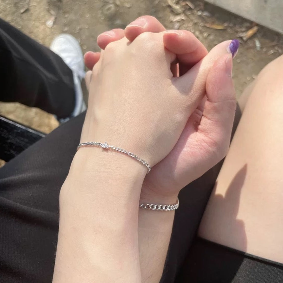 950 Silver Couples Bracelets