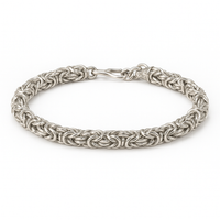 Thumbnail for Pulsera de Plata 950 modelo Punto Peruano.