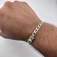 Thumbnail for 950 Silver Bracelet Hexagonal Model 5mm