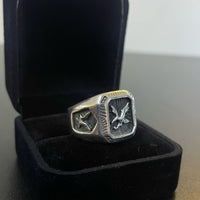 Thumbnail for 950 Sterling Silver Eagle Ring