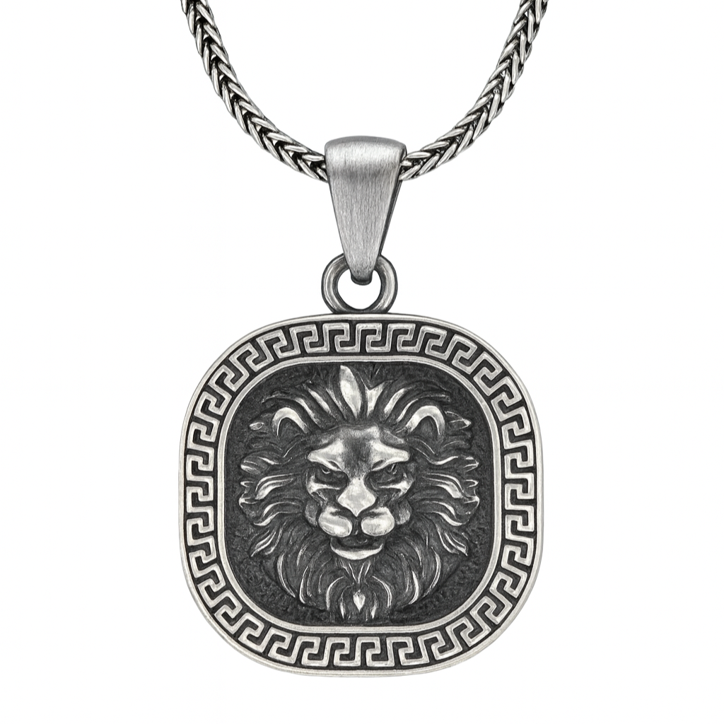Collar León De Crin en Plata .950 – Inspiración Rústica y Artesanal
