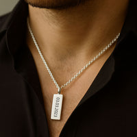 Thumbnail for 950 Sterling Silver Personalized Necklace and Plate