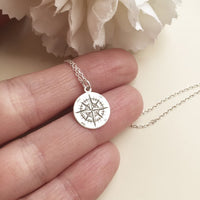 Thumbnail for 950 Silver Compass Necklace
