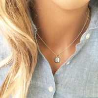 Thumbnail for 950 Silver Compass Necklace