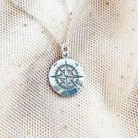 Thumbnail for 950 Silver Compass Necklace