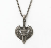 Thumbnail for Warrior of Faith – Archangel Michael Shield Pendant