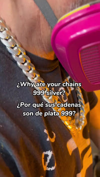 19mm Cuban Link Necklace - Premium 999 Silver