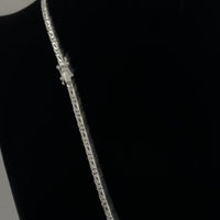Elegant Monaco Chain in 950 Sterling Silver