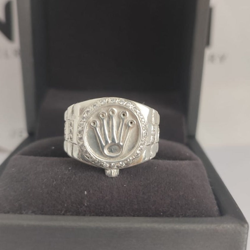 Watchmaker Ring Silver 950