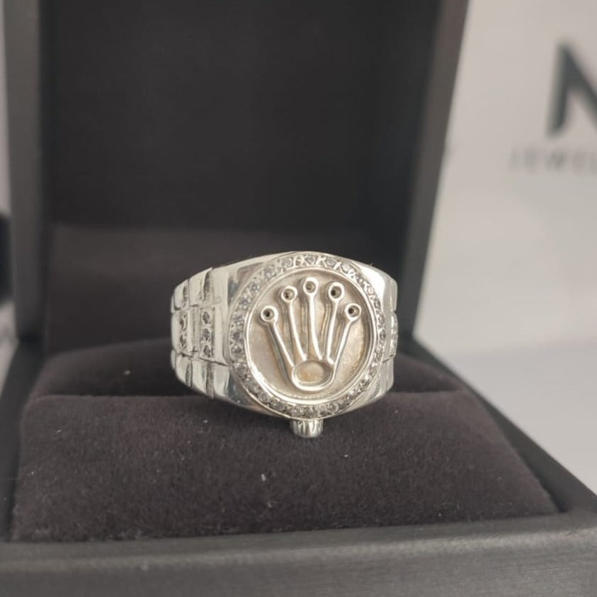 Watchmaker Ring Silver 950