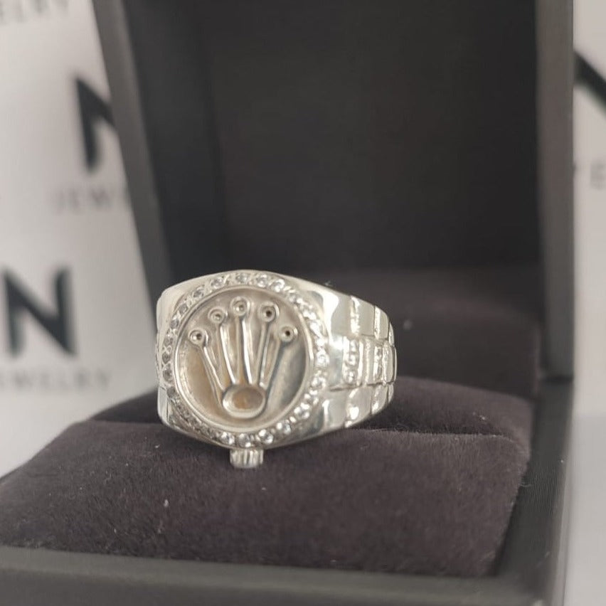 Watchmaker Ring Silver 950