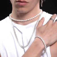 Thumbnail for Freshwater Pearl Necklace with Silver Clasp